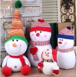 Sinbadteck Christmas dolls,12" Boy and Girl Elves Holiday Cute Plush Shelf Toys - Fun Kids Buddy Holiday Decoration, 4pcsSet