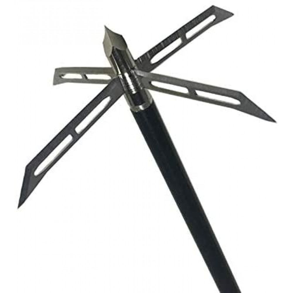 Hunting Broadheads 12pk 3 Blades Archery 100 Grain Screw In Arrow Heads Tips Bow For Sale Online