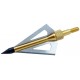 Sinbadteck Hunting Broadheads, 12PK 3 Blades Archery Broadheads 100 Grain Screw-in Arrow Heads Arrow Tips Compatible with Traditional Bows and Compound Bow (Gold) Sinbadteck Hunting Broadheads, 12PK 3 Blades Archery Broadheads 100 Grain Screw-in Arrow Heads Arrow Tips Compatible with Traditional Bows and Compound Bow (Gold)